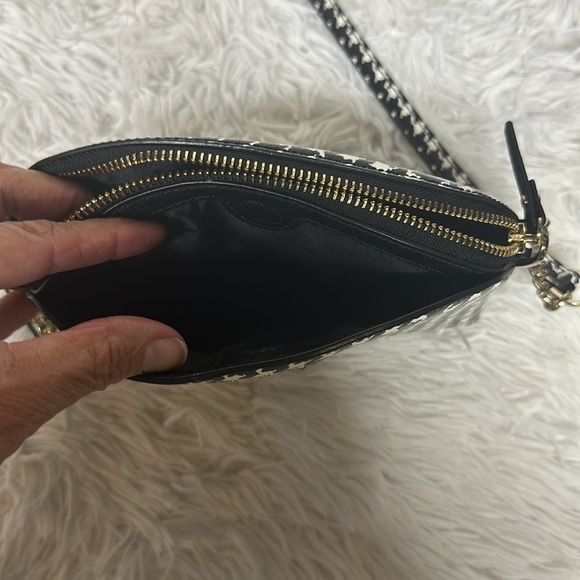 Kate Spade Cameron Street Houndstooth Hilli Crossbody Bag Like New - Picture 7 of 12